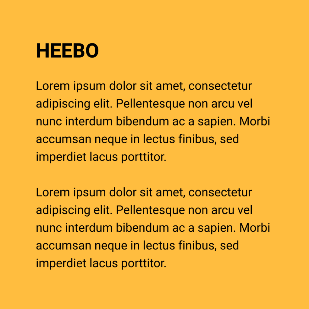 Figure 6 Font - Heebo