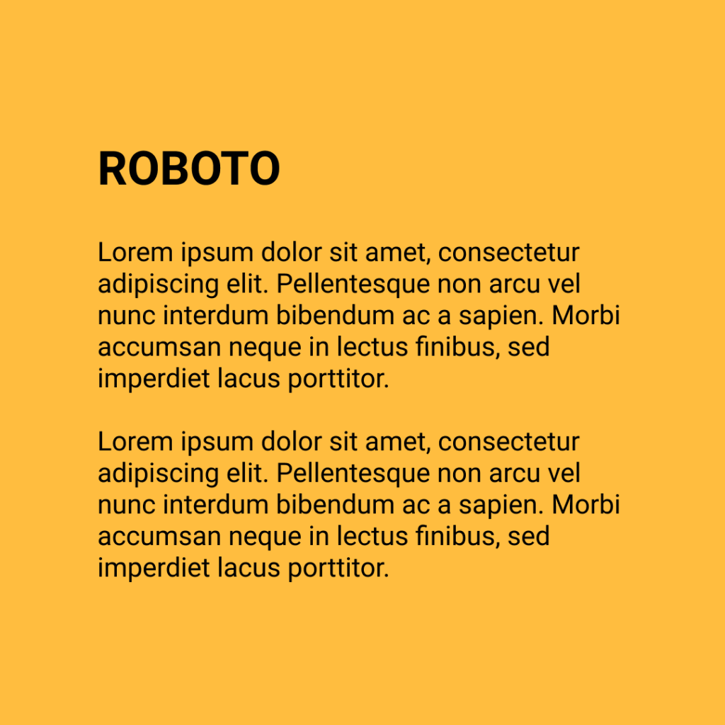 Figure 13 Font - Roboto